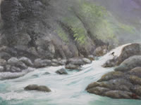 「石鎚渓流」