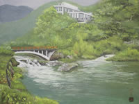 「塩江の赤橋」