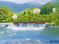 「宇治川の春景」