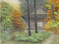 「秋の大原三千院」