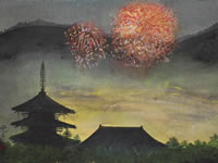 「飛鳥の花火」
